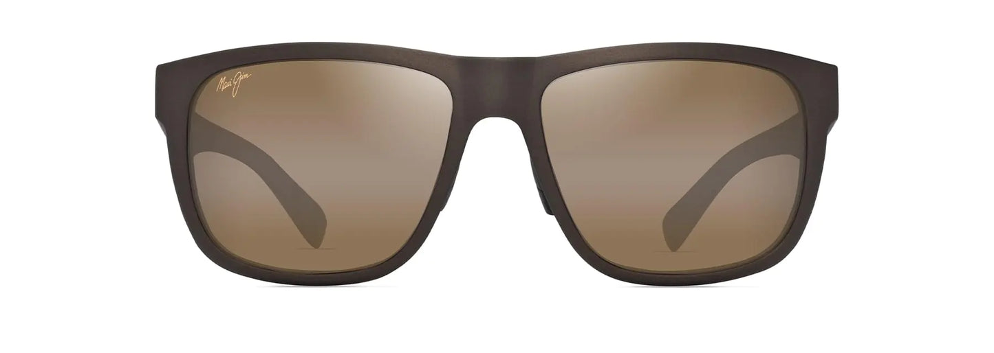 Maui Jim Puakea Sleek Polarized Shades in Matte Brown
