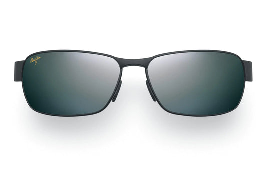 Maui Jim Black Coral Polarized Sunglasses - Matte Black
