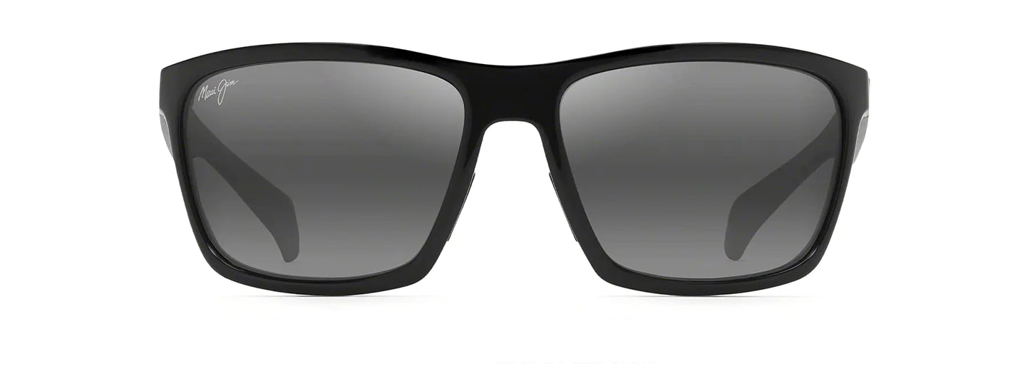 Maui Jim Makoa Men's Gloss Black Polarized Sunglasses