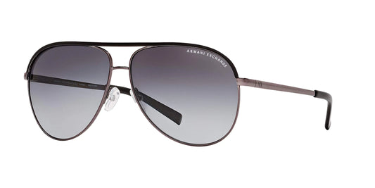 AX Armani Urban Gradient Aviator Sunglasses 61mm