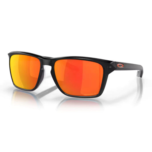 Oakley Sylas 57MM Black Ink/Prizm Ruby Polarized Men's Sunglasses + Accessories Bundle