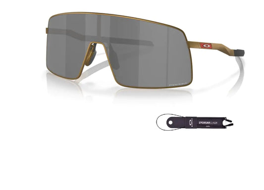 Oakley Sutro TI OO6013 Luxury Sunglasses Kit - Matte Gold/Prizm Black