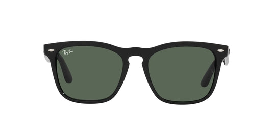 Ray-Ban Iris RB4471 Round Black/Dark Green Sunglasses 54mm