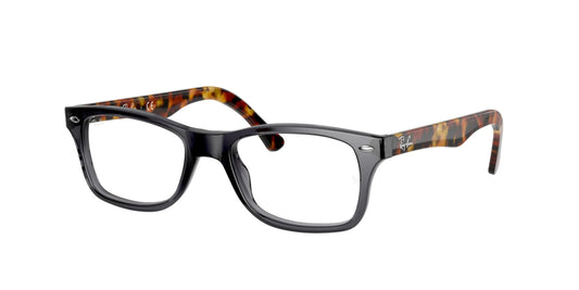 Ray-Ban RX5228 Opal Grey Unisex Square Frames + Eyewear Kit