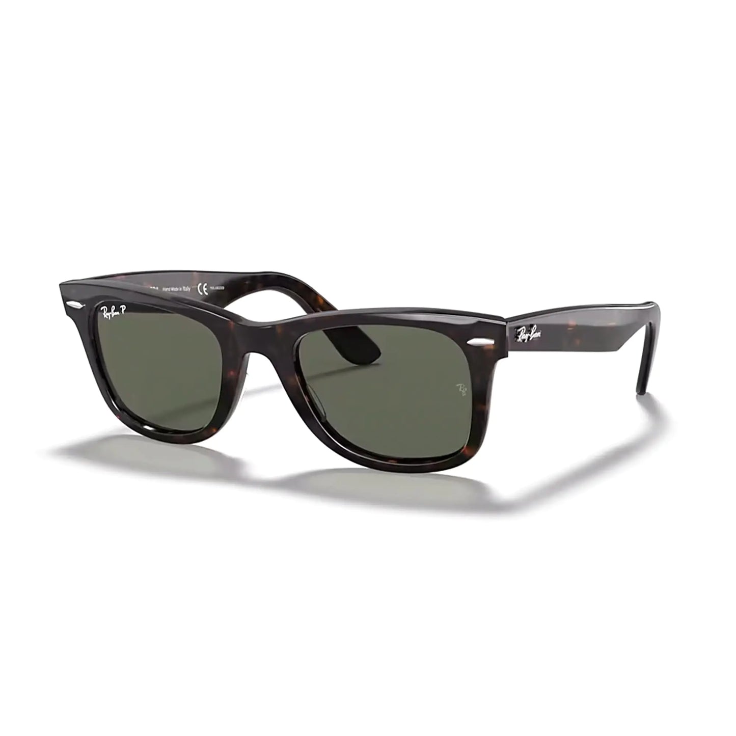 Ray-Ban Wayfarer 902/58 Polarized Tortoise Sunglasses + Eyewear Kit
