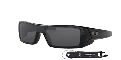 Oakley Gascan Sunglasses Men's Bundle Black with Accessories