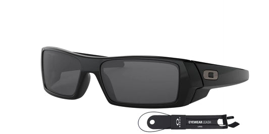 Oakley Gascan Sunglasses Men's Bundle Black with Accessories