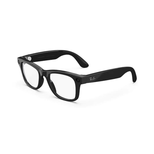 Meta Ray-Ban Wayfarer Tech Glasses Shiny Black